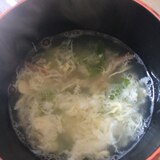 スープジャーレシピ♪長ネギの卵スープ